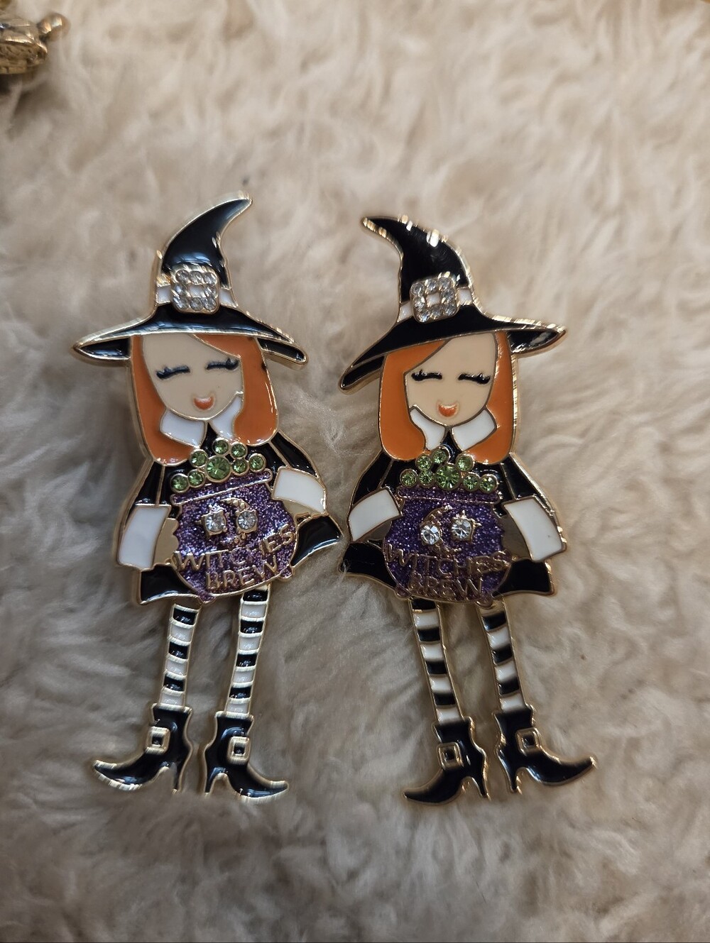 Piper K Witch Girl Drop Earrings
